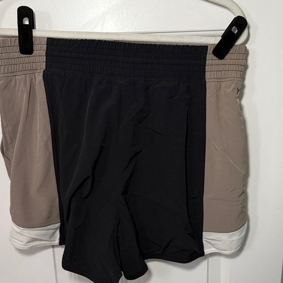 2/$20 Women's Athletic Shorts YPB - Black and Tan - Picture 2 of 4